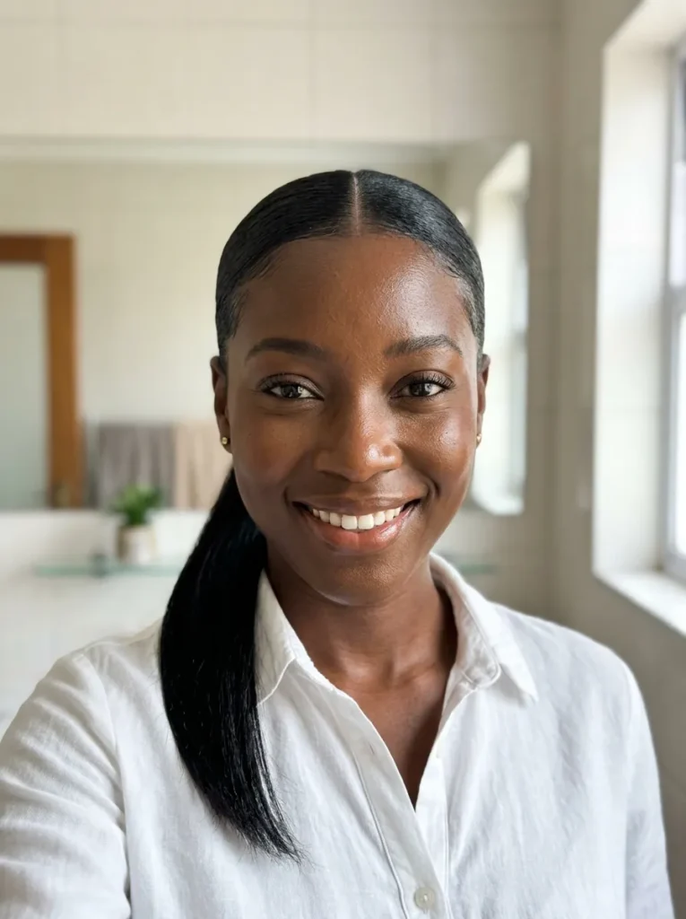 Sleek Low Ponytail