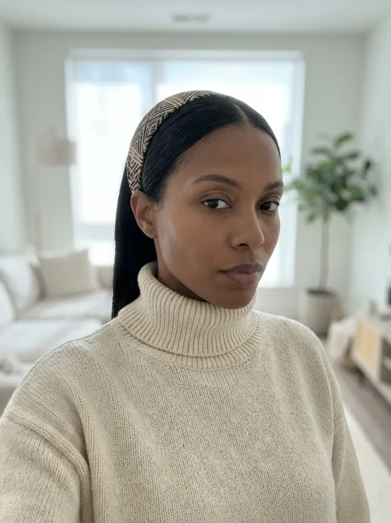 Sleek Low Ponytail Design