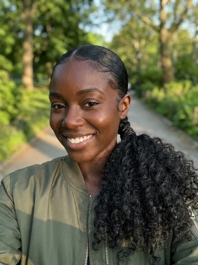 Sleek Low Wrap Ponytail