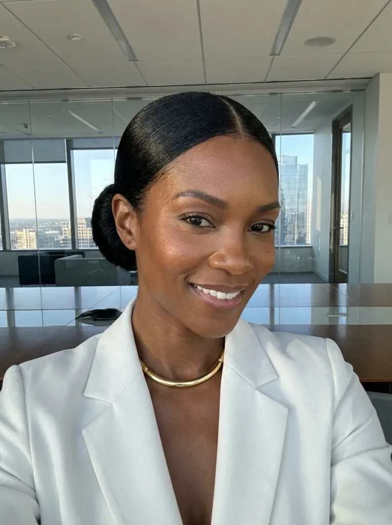 Sleek Split-Part Bun