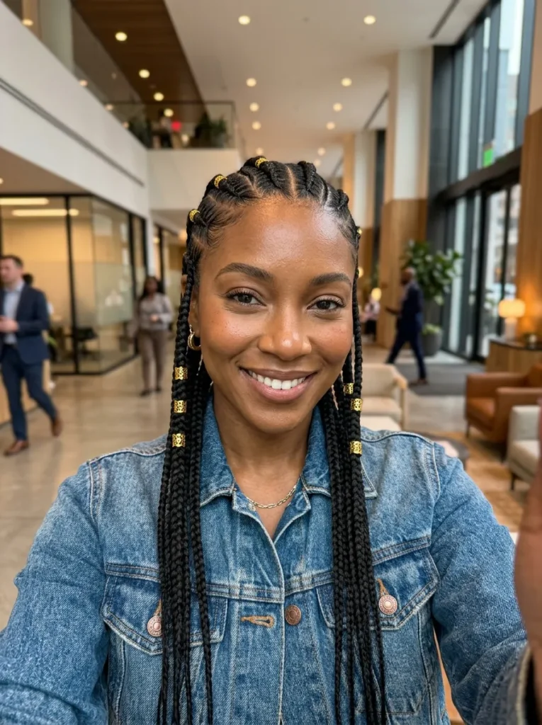 Sleek Stitch Cornrows