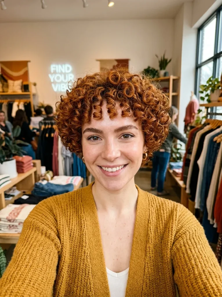 Soft Curly Bowl Cut