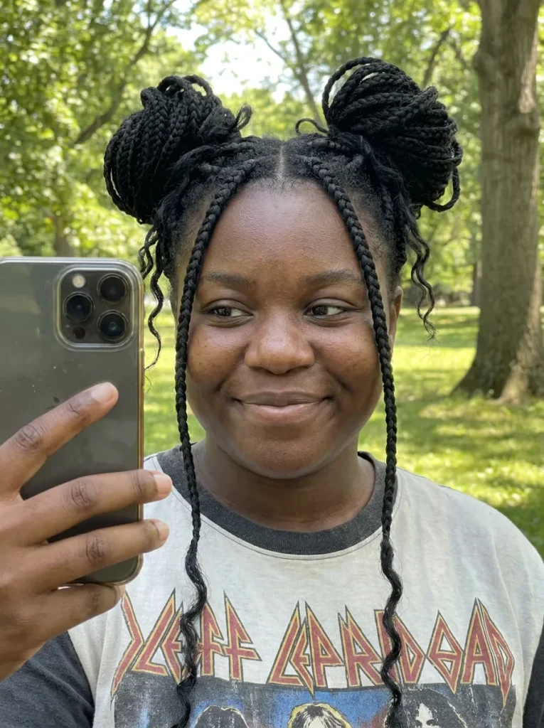 Space Buns Updo
