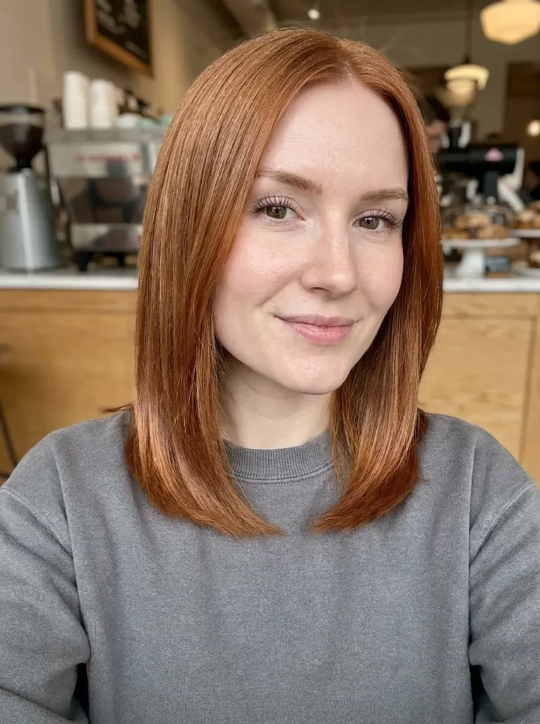 Strawberry Copper Glass Hair