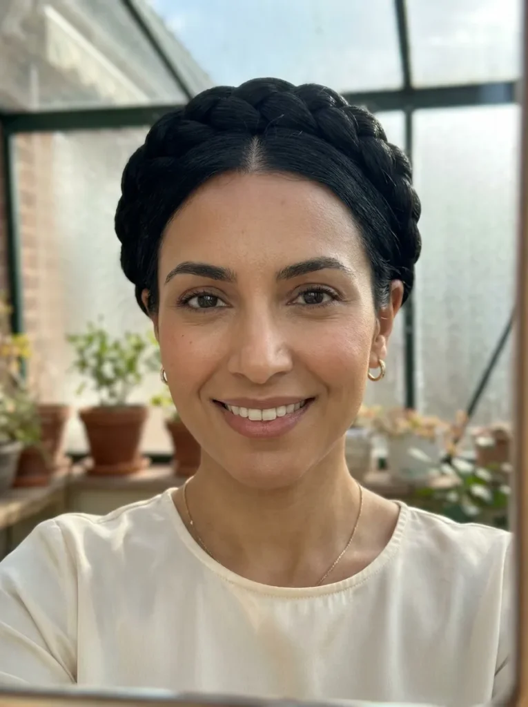 The Braided Halo Crown
