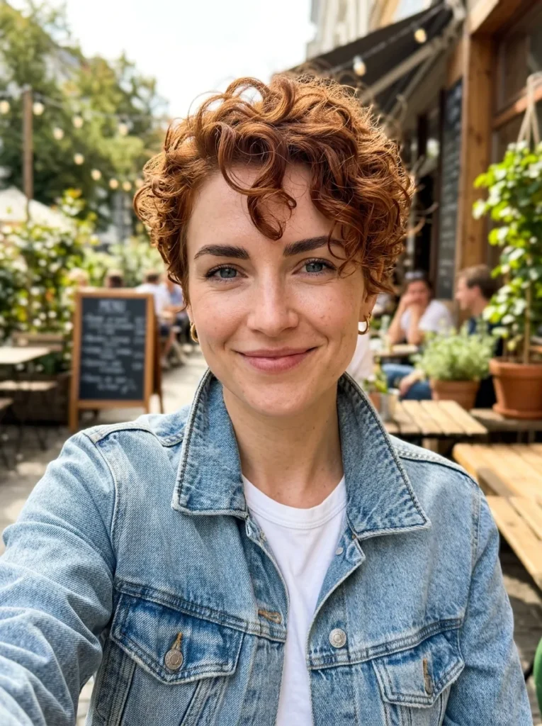 The Messy Curly Pixie