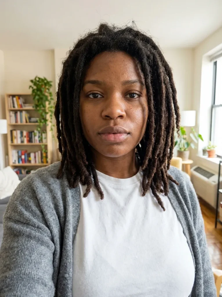 Thick Face-Framing Locs