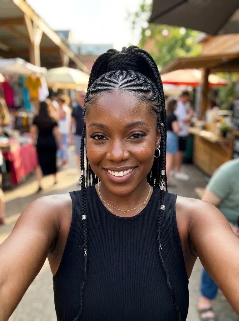 Tribal Braids Ponytail