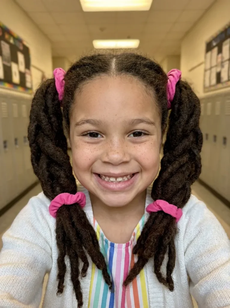 Two Chunky Pigtails