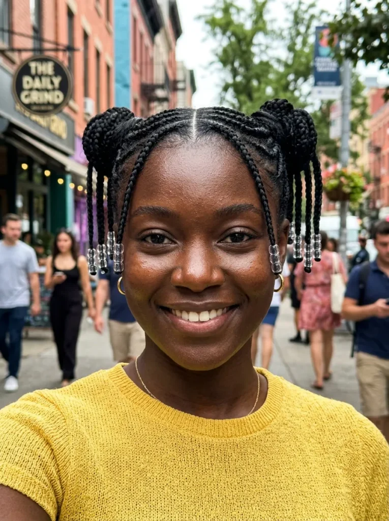 Two Shuku Ponytails