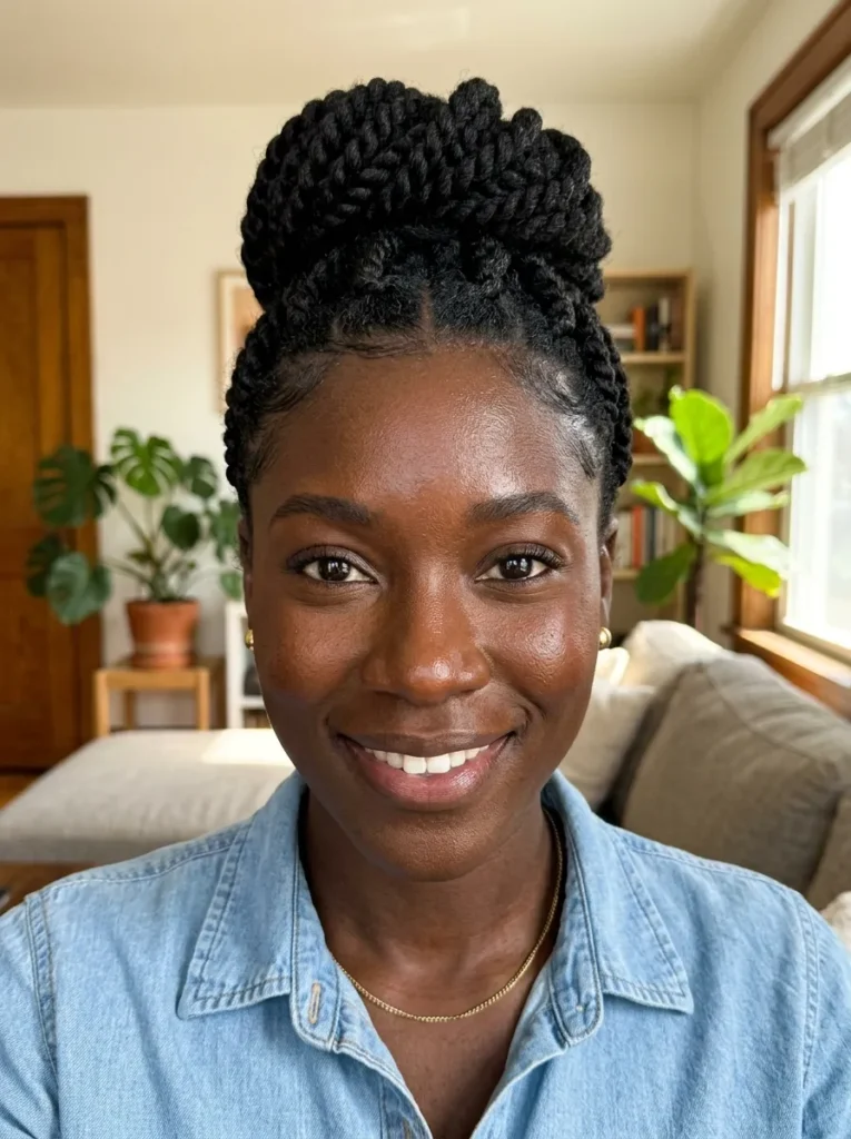 Two Strand Twist Updo