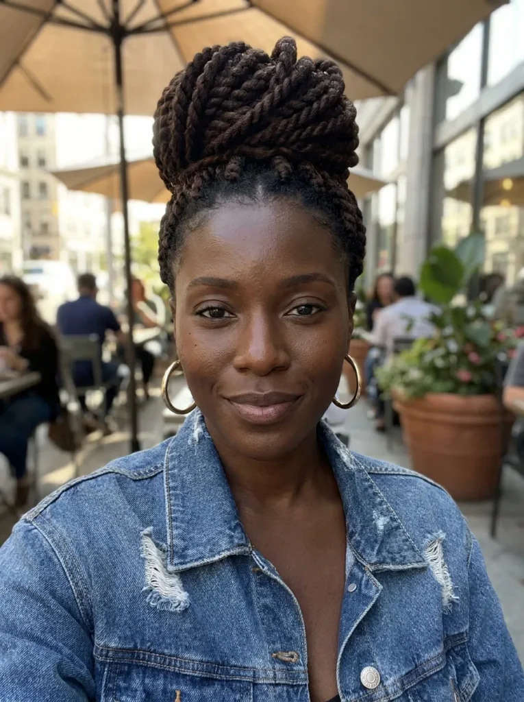 Two Strand Twist Updo