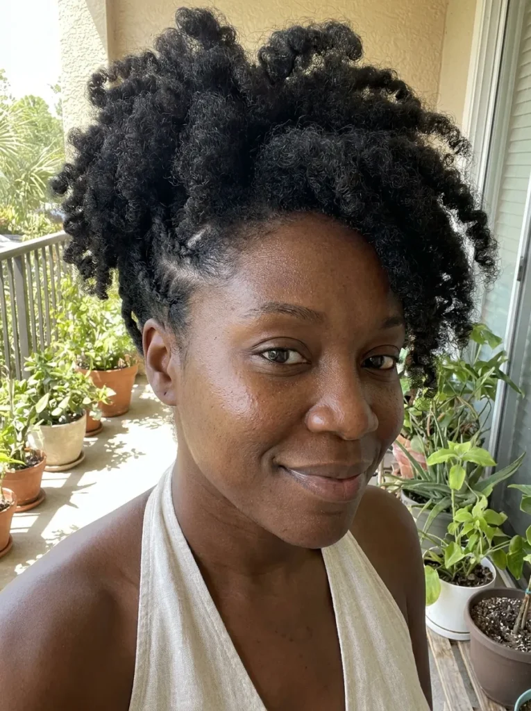 Upward Braided Back Detail