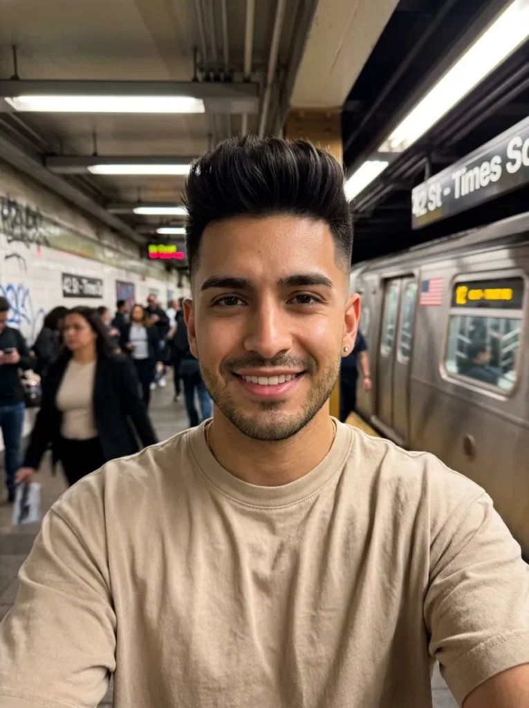 V-Fade Faux Hawk