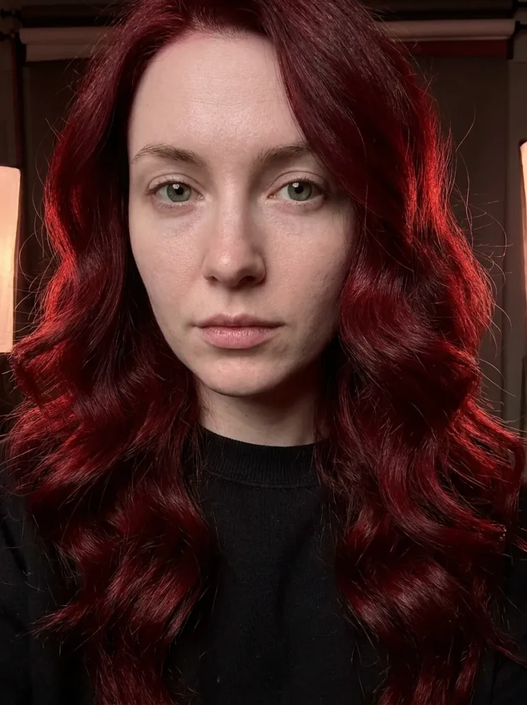 Vibrant Ruby Red