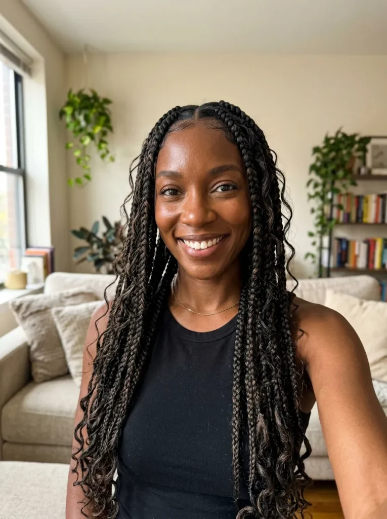 Waist-Length Butterfly Braids