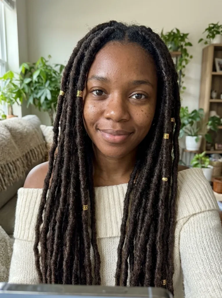 Waist-Length Faux Locs