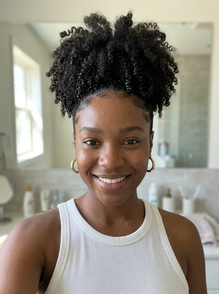 Wash and Go High Puff