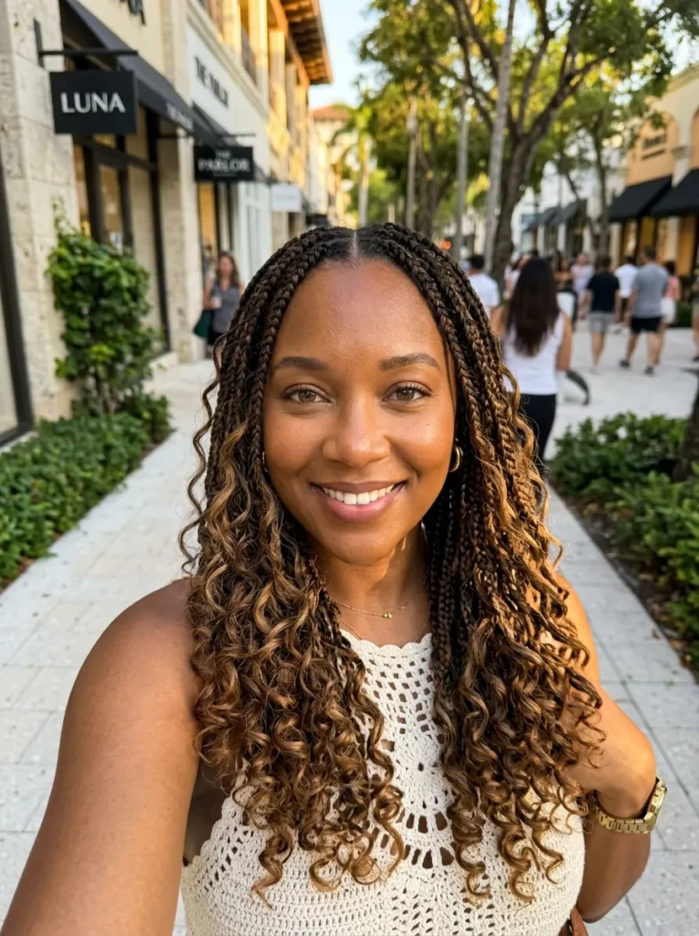 Wavy Caramel Highlights