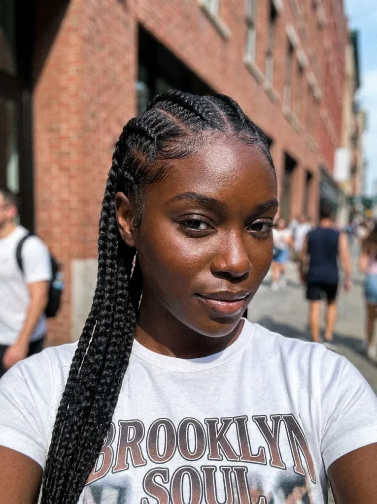 Zig Zag Cornrow Pattern