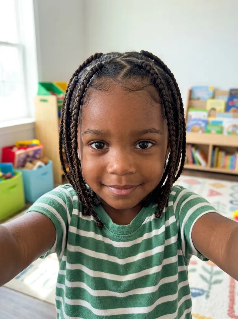 Zig Zag Part Braids