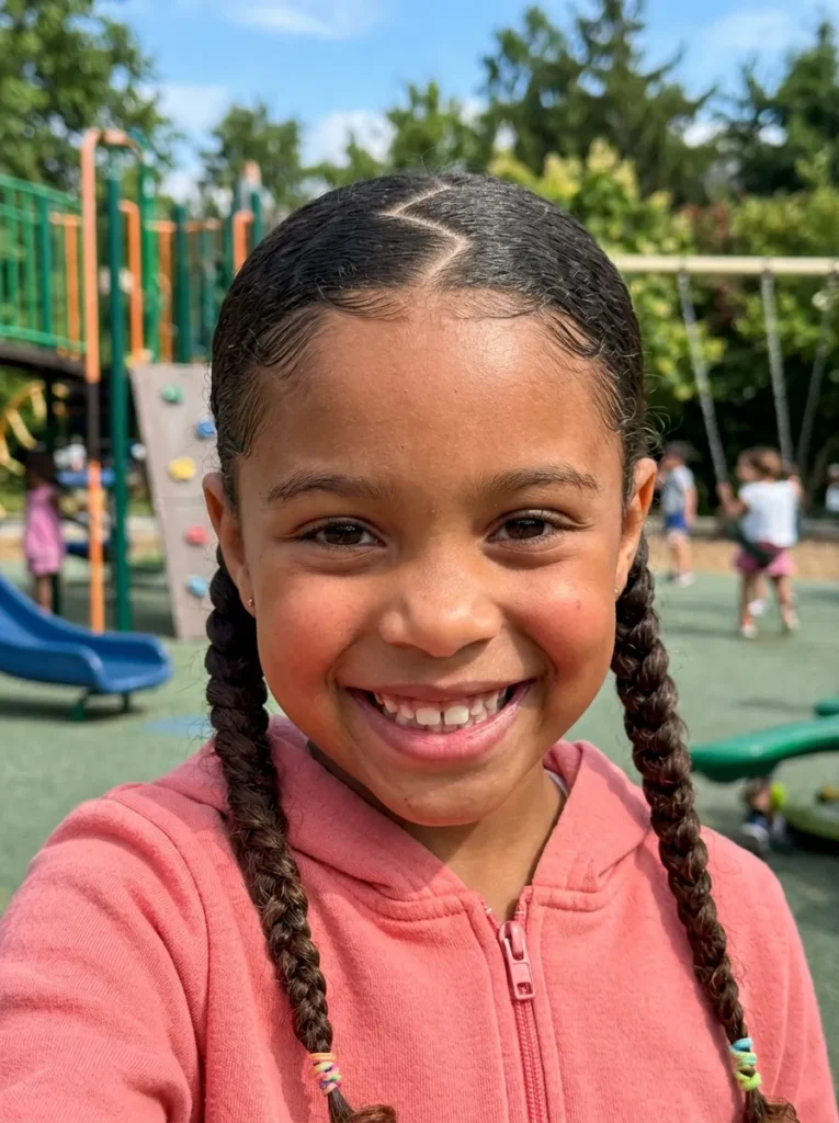 Zig Zag Part Braids