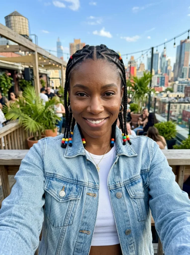 Zig-Zag Parted Braids