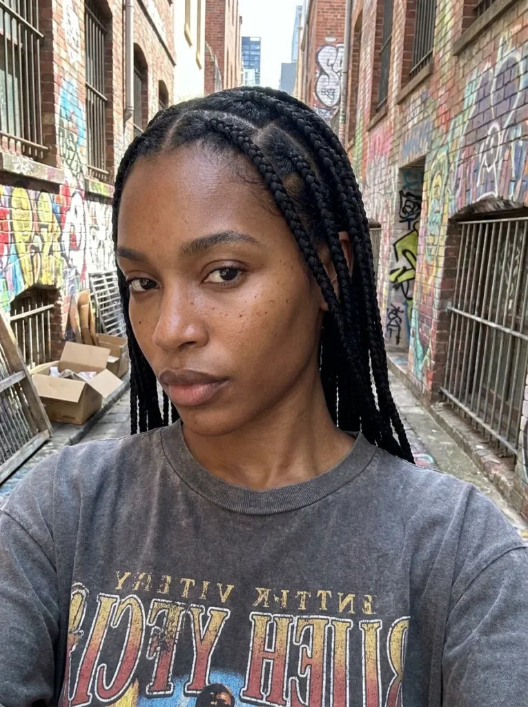 Zig-Zag Parted Plaits