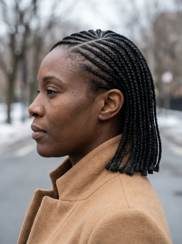 Bob-Length Lemonade Braids