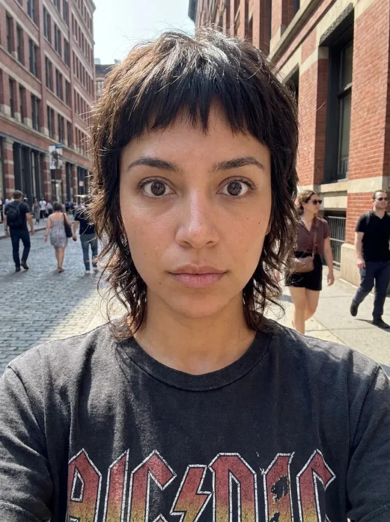 Choppy Micro Bangs Wolf Cut