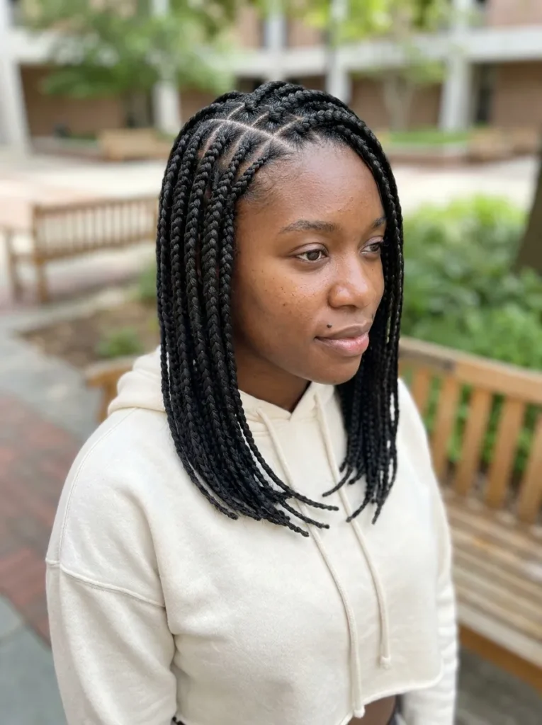Criss-Cross Crown Lemonade Braids
