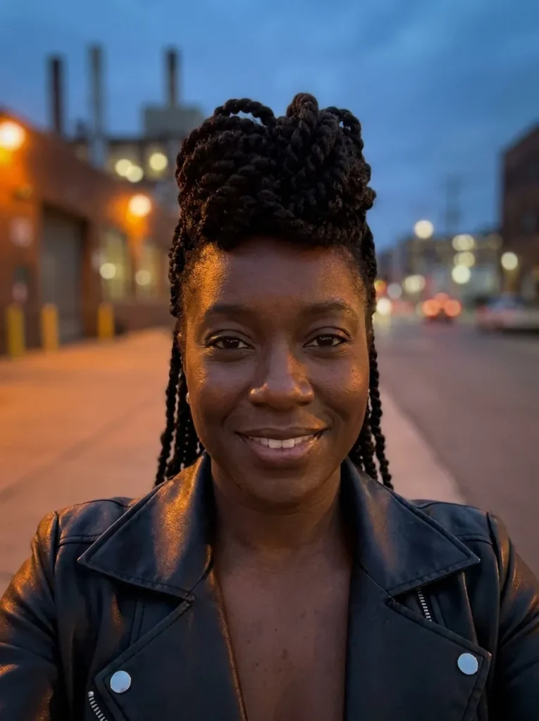 Edgy Faux Hawk Updo