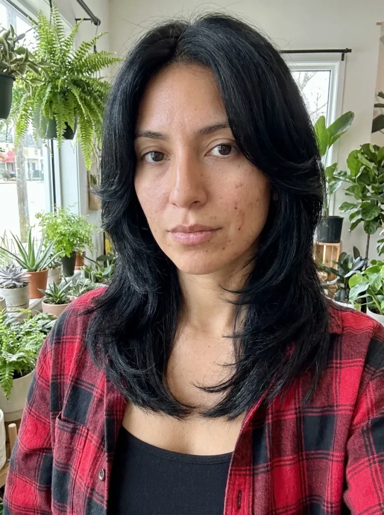 Face-Framing Layered Wolf Cut