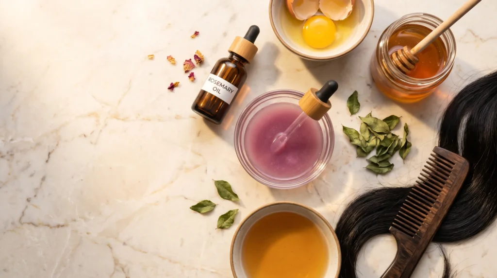 Home Remedies for Natural Hair Growth That Actually Work