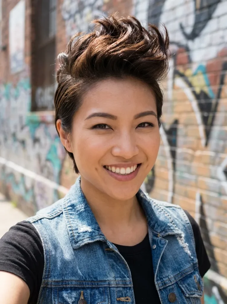 Messy Faux Hawk
