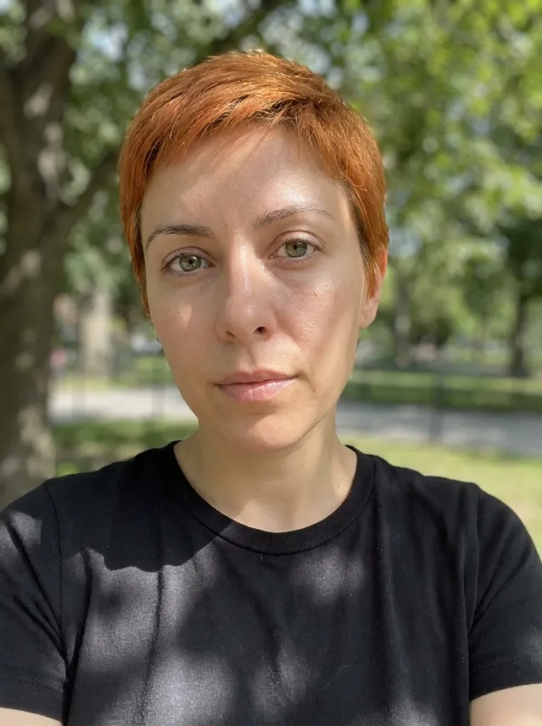 Pumpkin Spice Pixie Cut