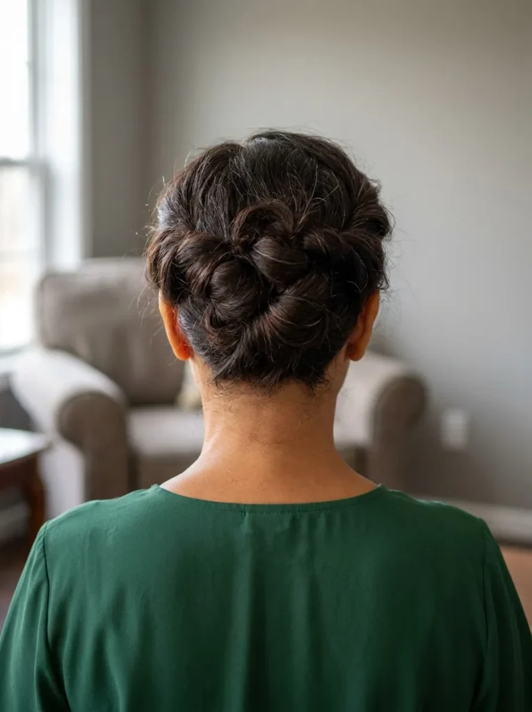 Roll, Tuck and Pin Updo