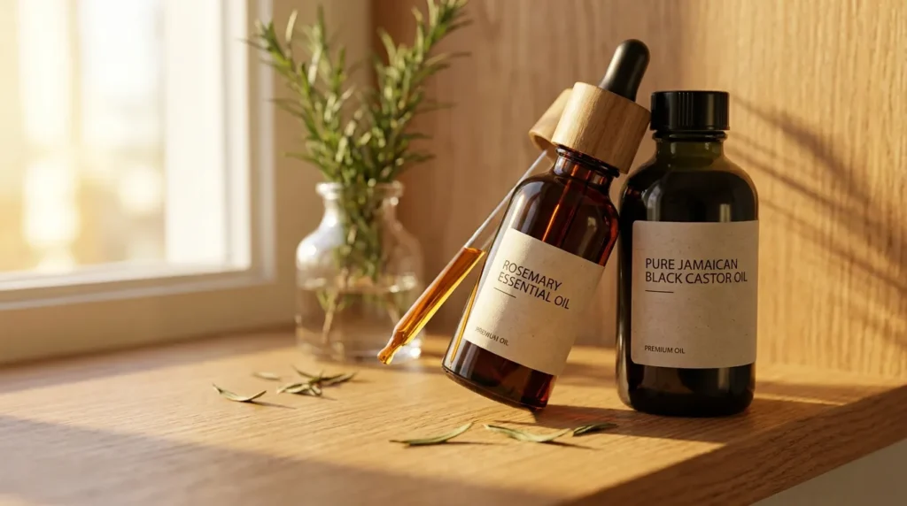 Rosemary Oil — The Most Evidence-Backed Oil for Natural Hair Growth