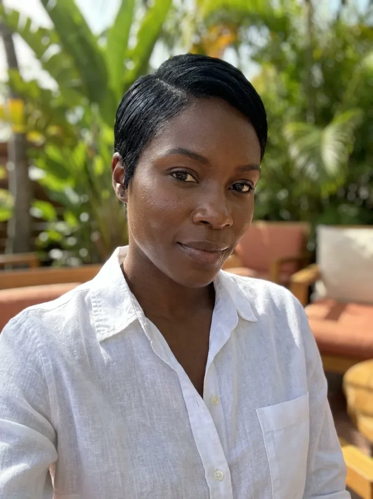 Slicked-Back Pixie