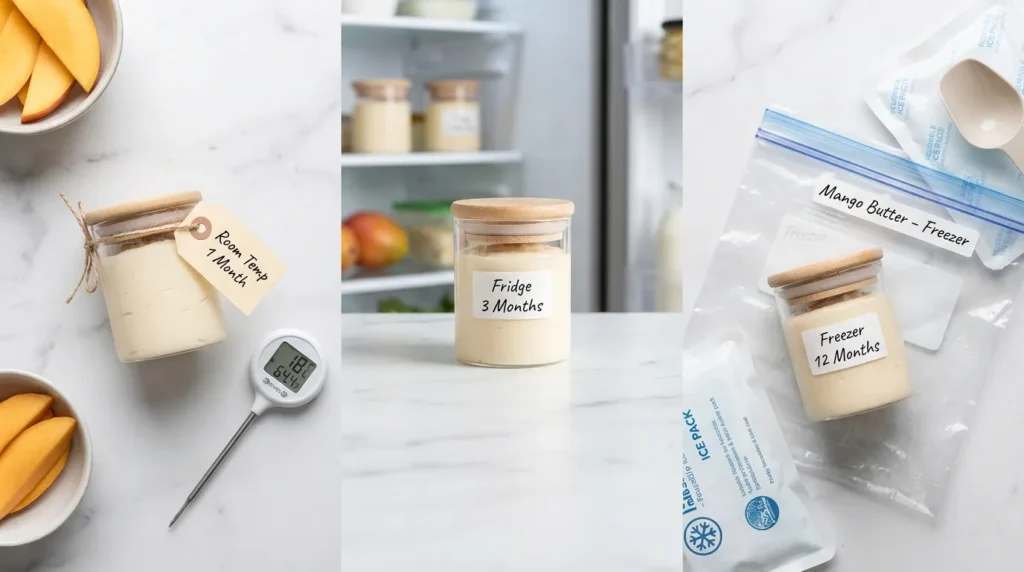 Storage and Shelf Life of Best Mango Butter for Natural Hair