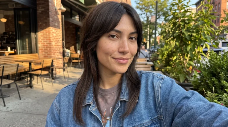Straight Hair Wolf Cut Styles