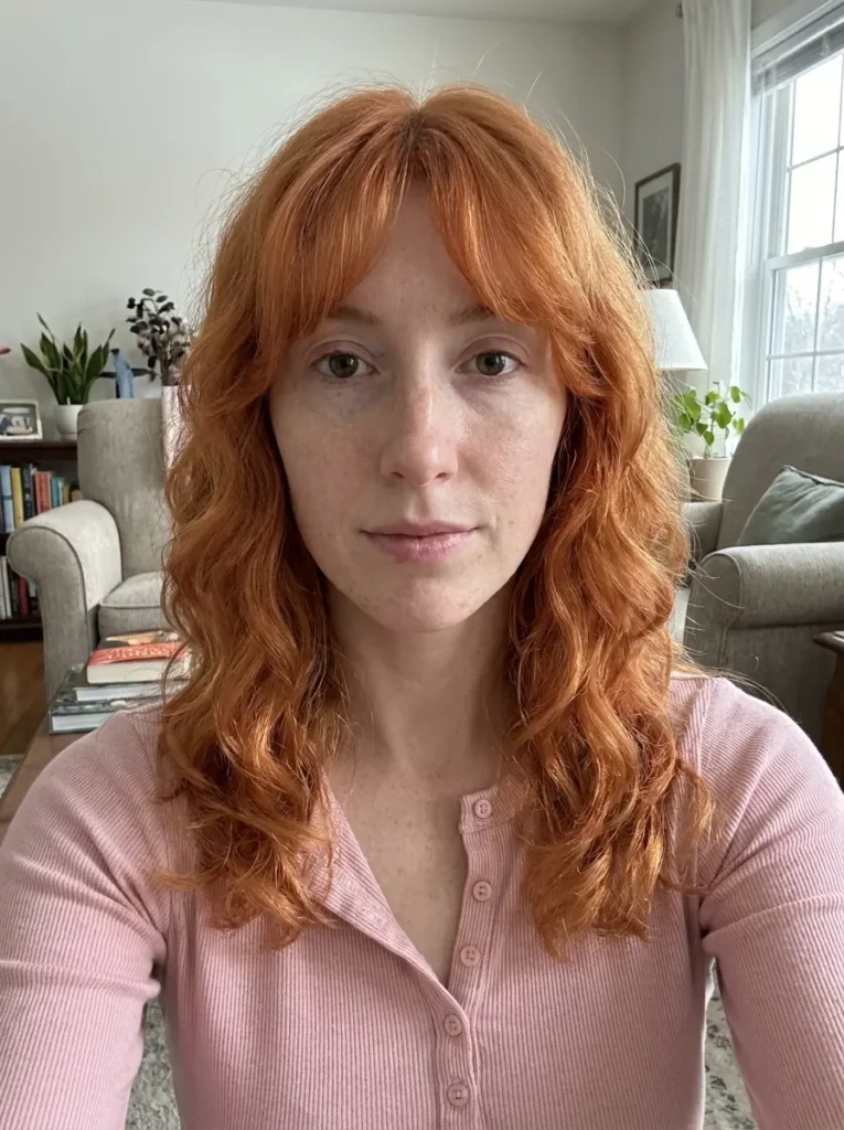 Voluminous Apricot Waves