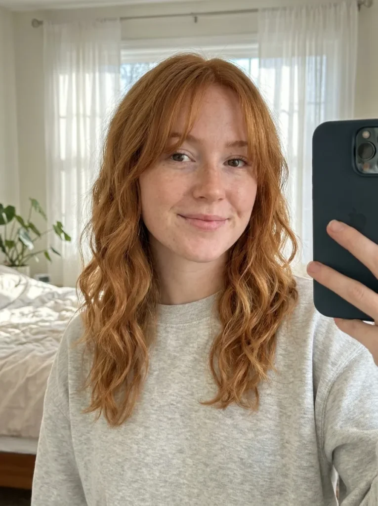 Wispy Ginger Waves
