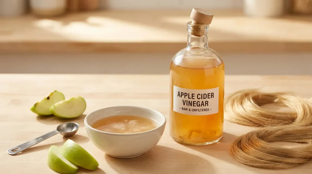 apple cider vinegar rinse for natural hair growth