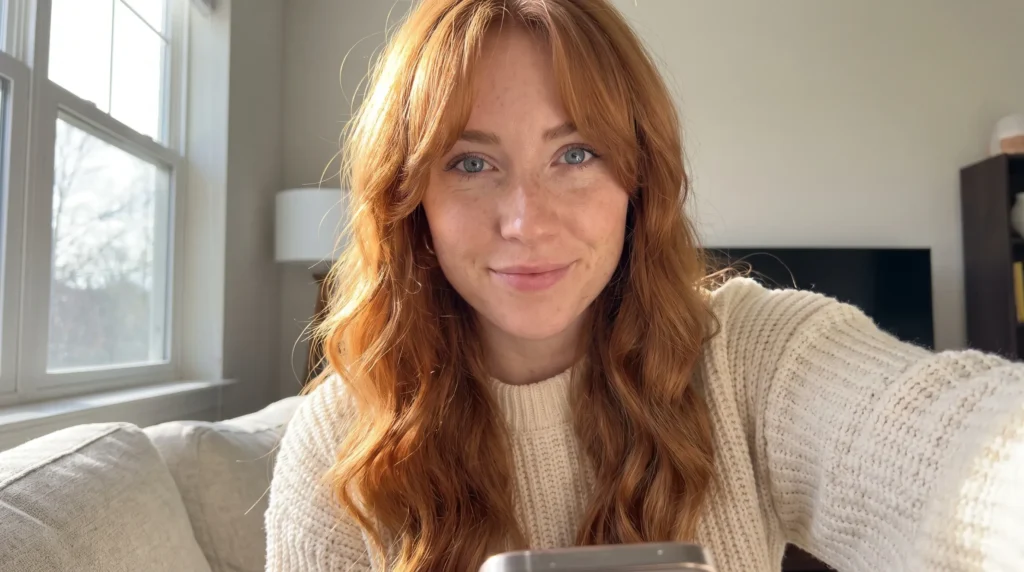 20 Curtain Bangs Copper Hair Looks You'll Obsess Over