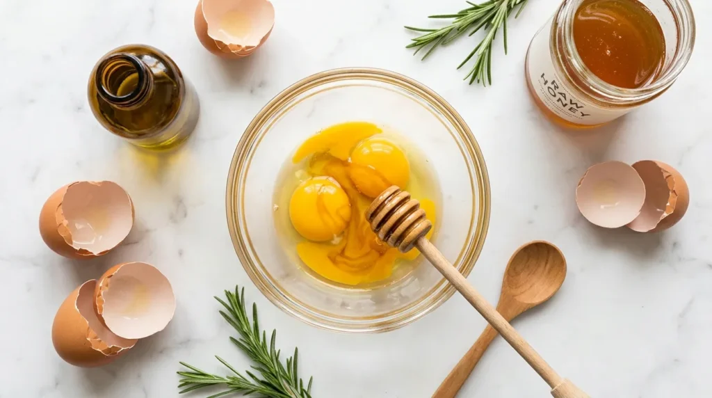 egg and honey hair mask for hair growth at home
