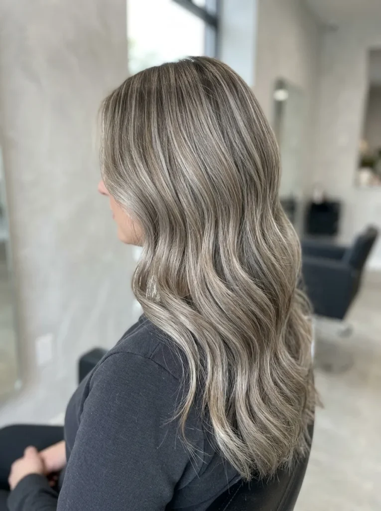 Ash Blonde Highlights