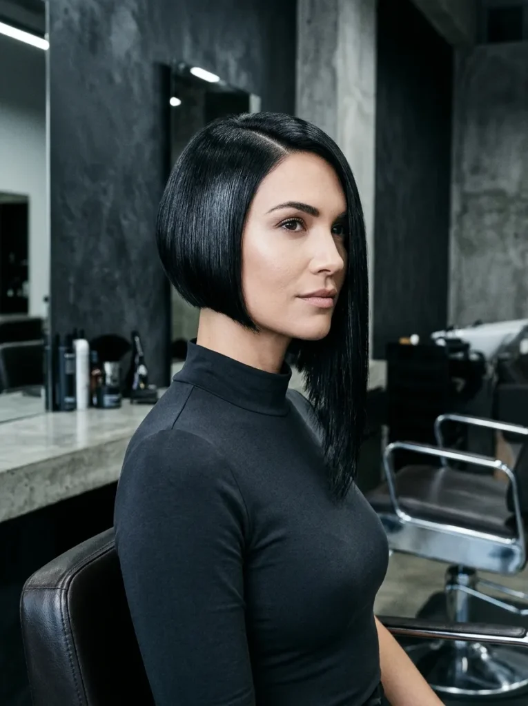 Asymmetrical Bob Cut