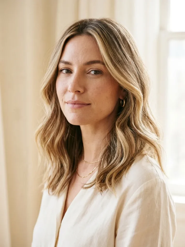 Blonde Balayage Lob