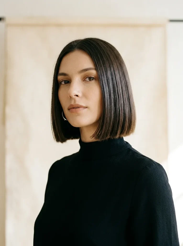 Blunt Chin-Length Bob